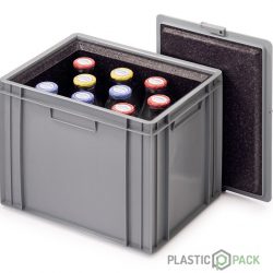 plastikinė dėžė pieno produktams