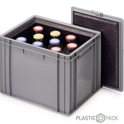 plastikinė dėžė pieno produktams